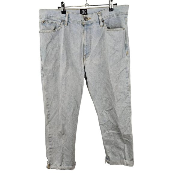 BDG Urban Outfitters Mens Slim Jeans 34X30 Light Wash Denim  Casual Pants - Picture 1 of 11